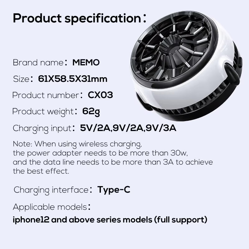 Magnetic Phone Cooler and Wireless Charger