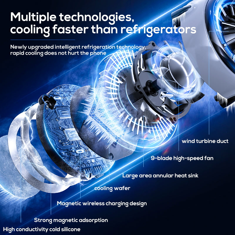 Magnetic Phone Cooler and Wireless Charger