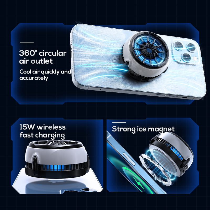 Magnetic Phone Cooler and Wireless Charger