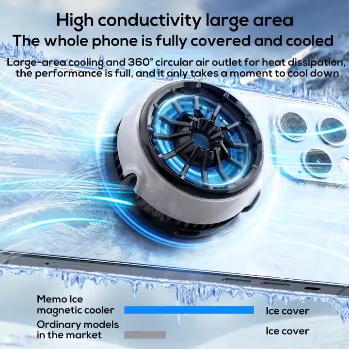 Magnetic Phone Cooler and Wireless Charger