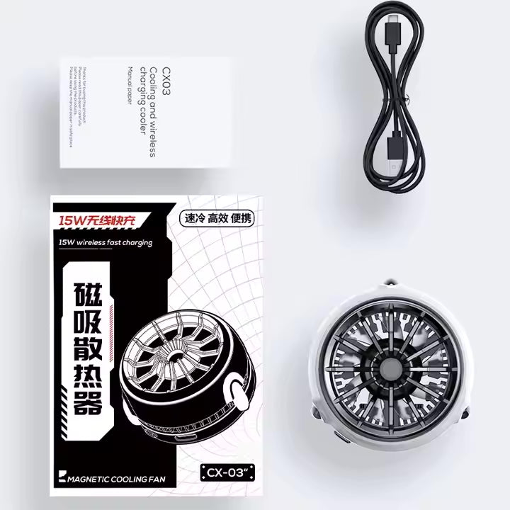 Magnetic Phone Cooler and Wireless Charger