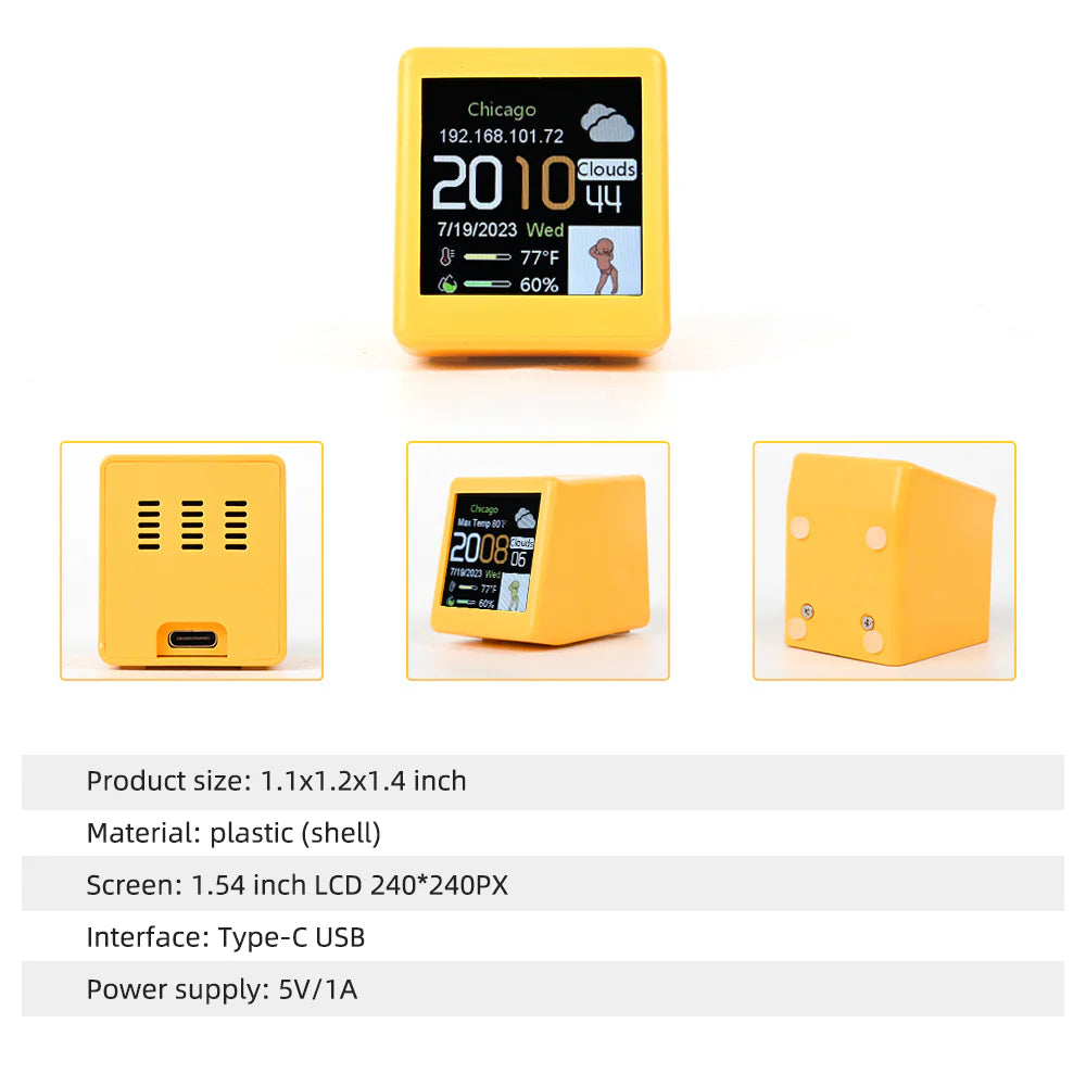 Smart Time & Weather Cube
