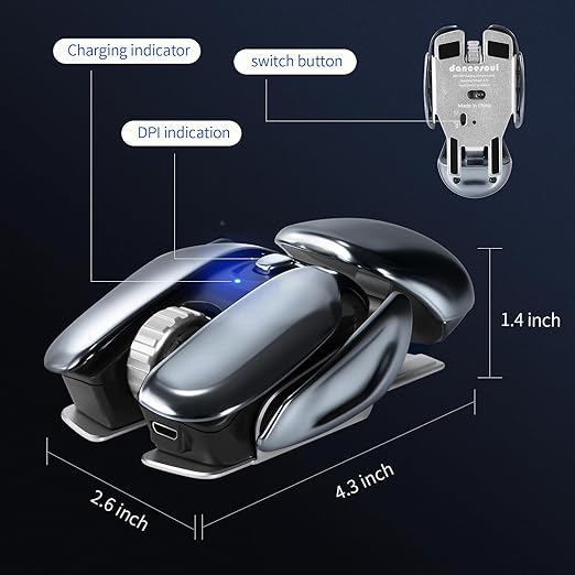 Dancesoul Metal Gaming Mouse