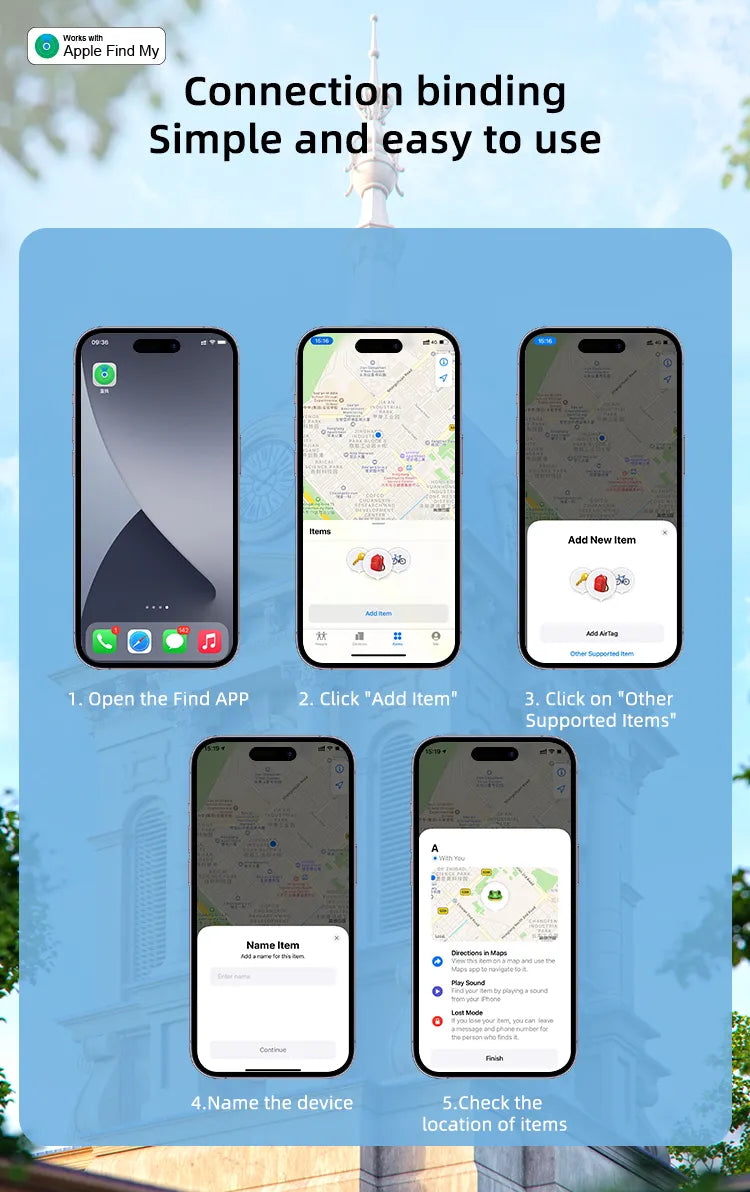 Smart AirTag Luggage Tracker x 2