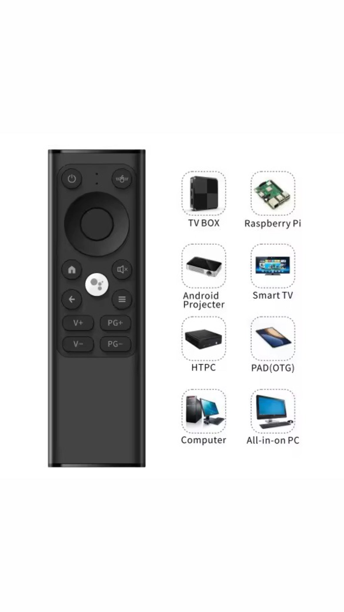 Bluetooth Remote with Keyboard (X9 Air Mouse)
