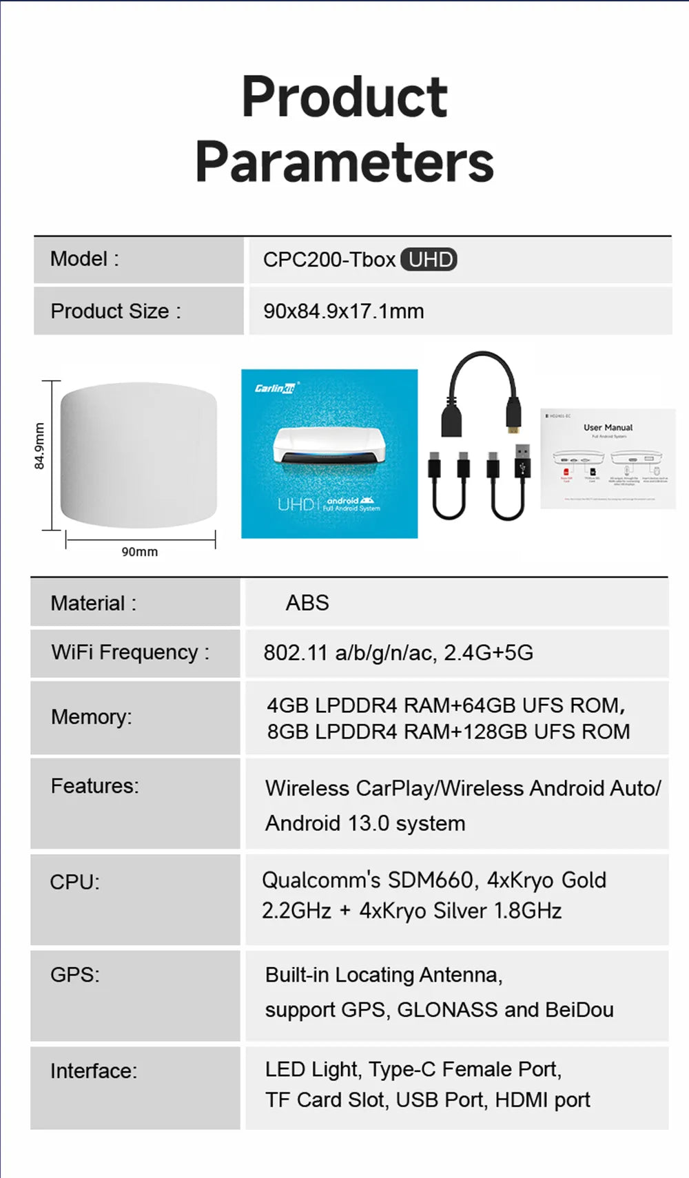 Carlinkit TBox UHD